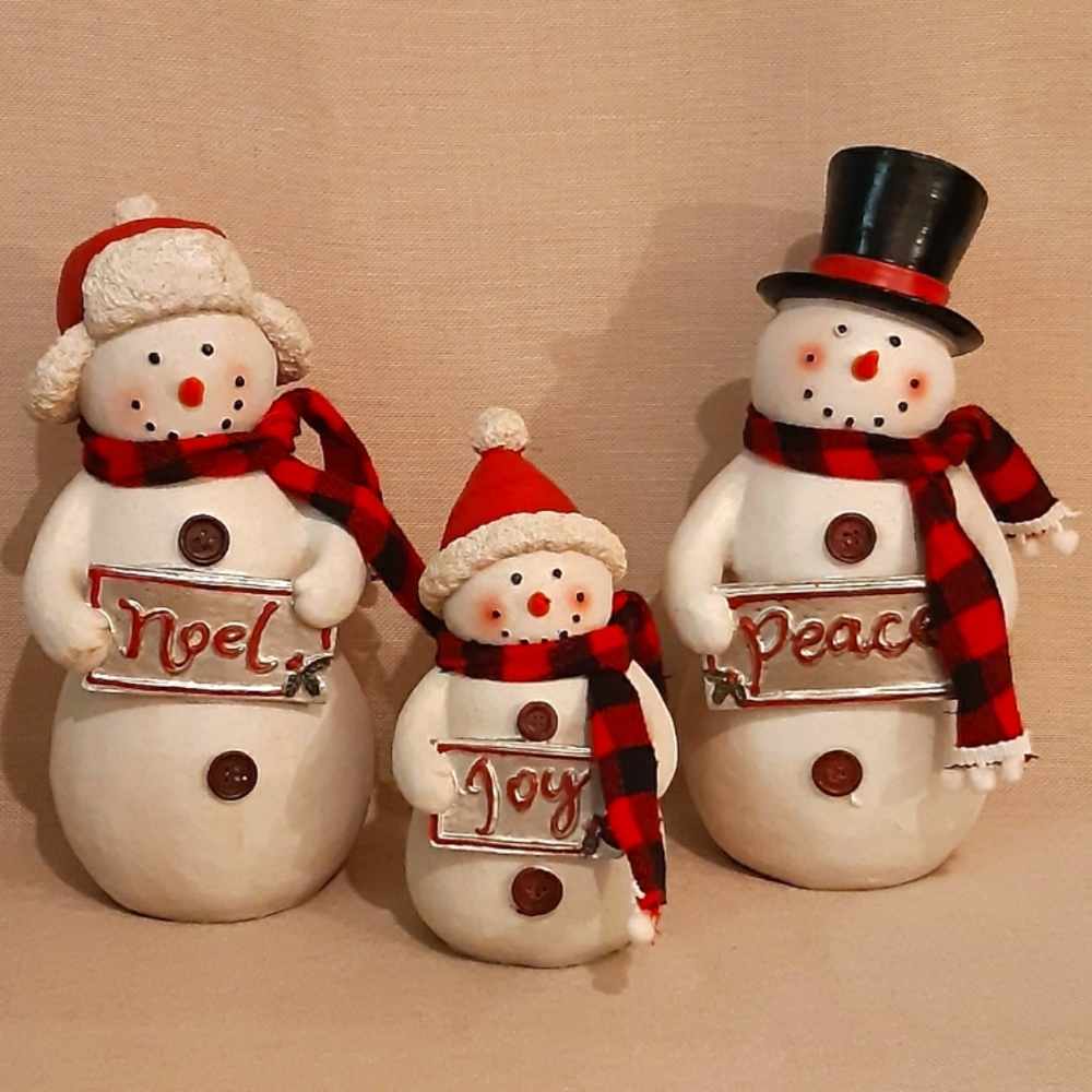 Kirklands Snowman Family (set of 3)